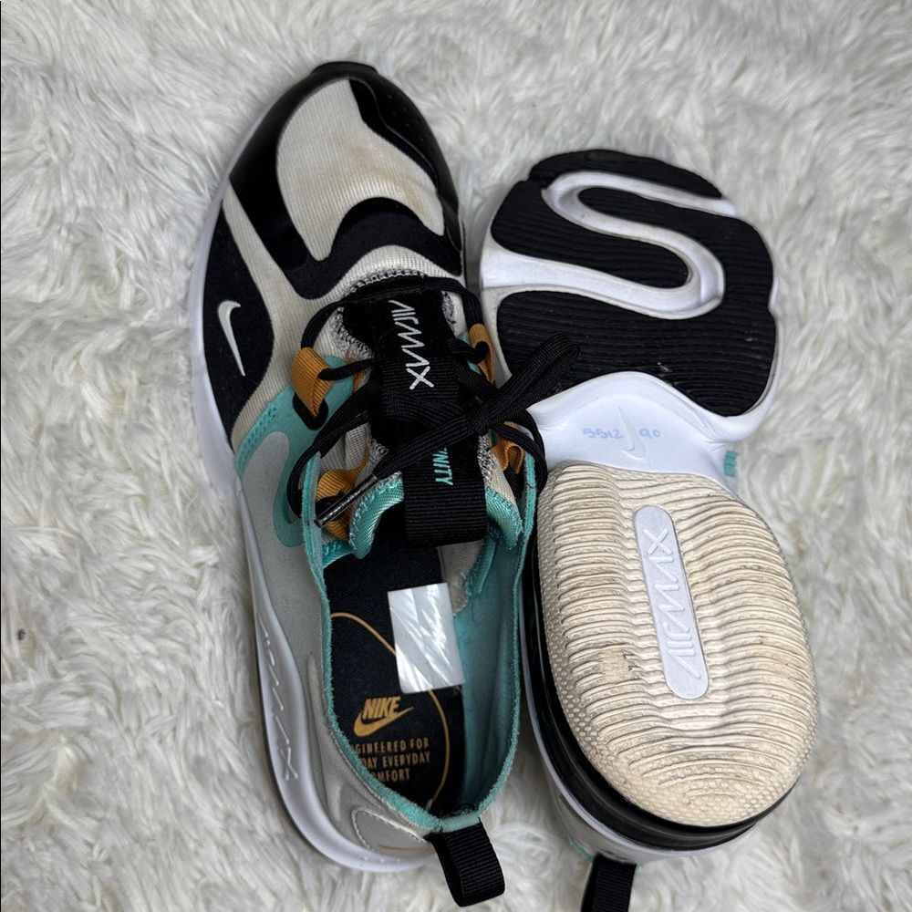 Men Nike Air Max Infinity Black Mineral Teal - Picture 4 of 5